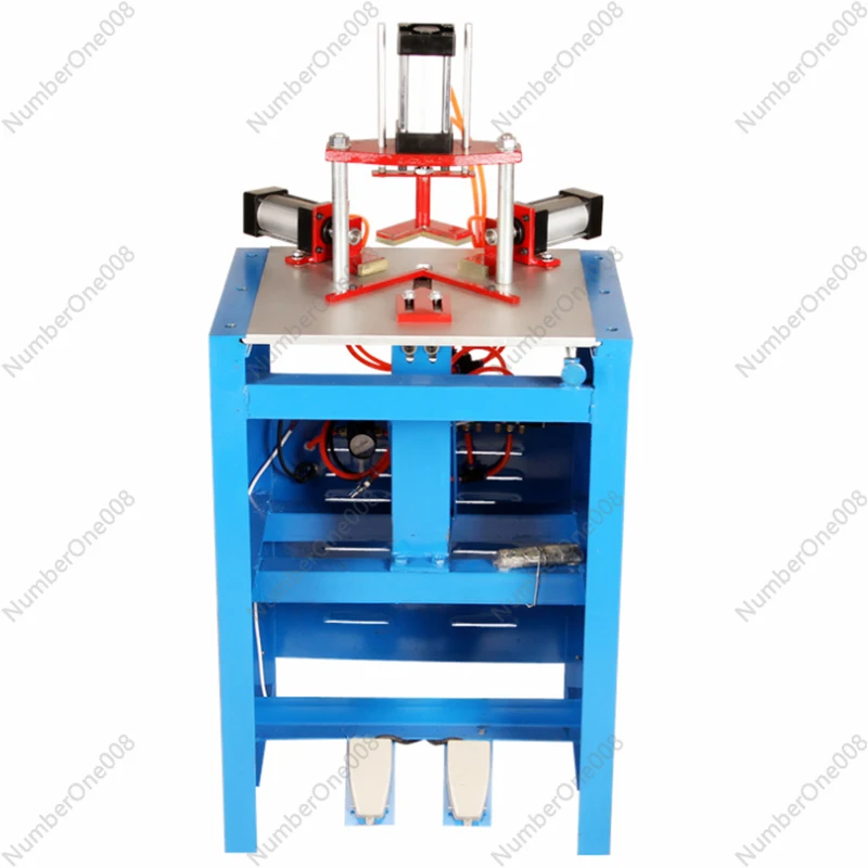 Automatic CNC Desktop Pneumatic Clamping Picture Frame Cornering Multifunctional Photo Frame Corner Nailing Machine