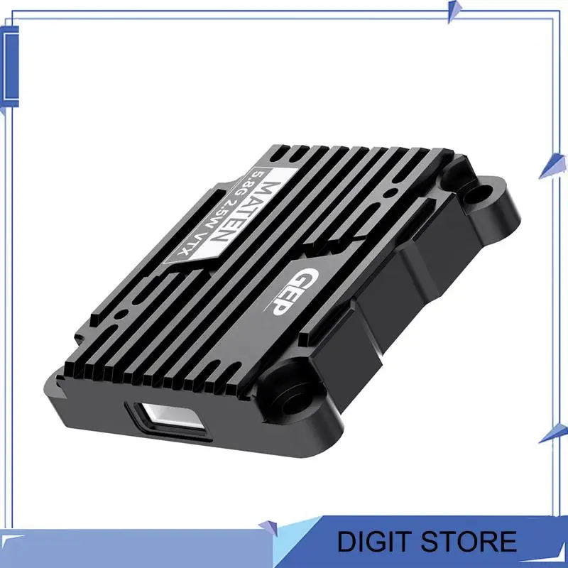 

DIGIT-MATEN 5.8G 2.5W VTX 72CH FPV Video Transmitter Built-In Mic Adjustable FPV VTX For FPV Long Range Racing Drone