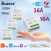 ZigBee Tuya WIFI Smart Switch Module 1/2/3/4 Gang 2 Way Control Switch Support Alexa Google Home Alice Smart Life Voice Control