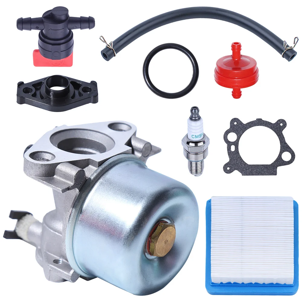 Imagem -05 - Kit Carburador com Vela de Faísca para Ouro 6.25hp 6.75hp Mrs Push Mower 675 190cc