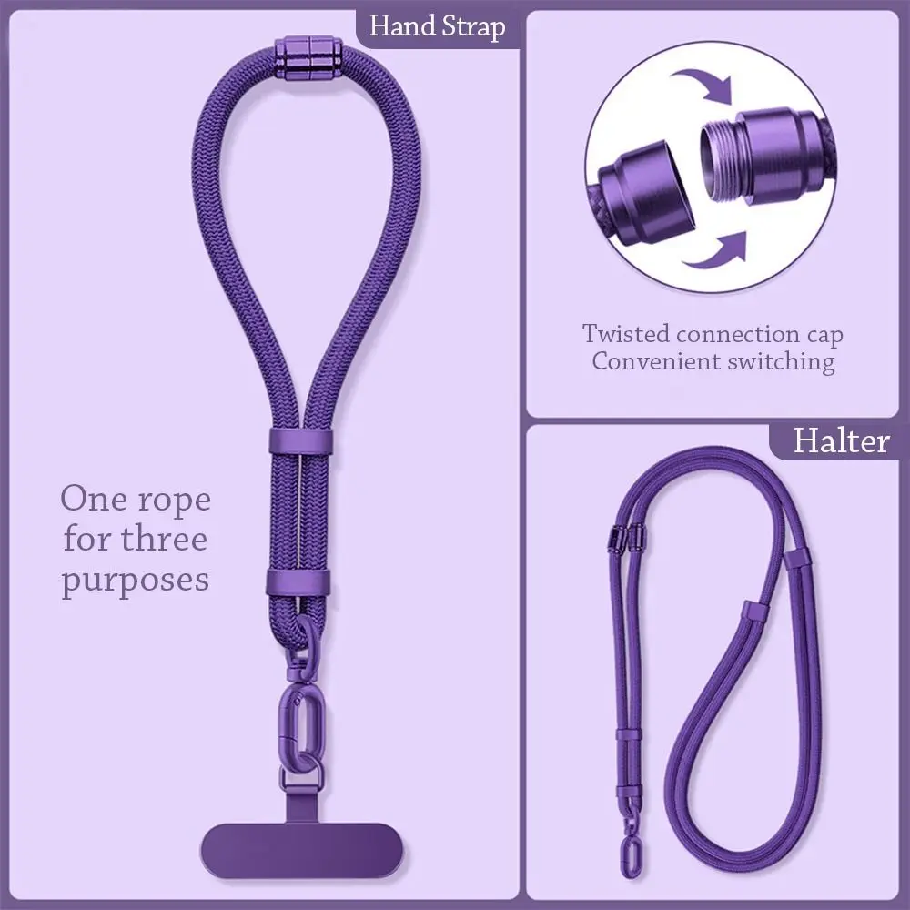 

Аксессуары для сотовых телефонов, регулируемый ремешок с защитой от потери, короткий ремешок на запястье, тканая длинная подвесная веревка для мобильного телефона