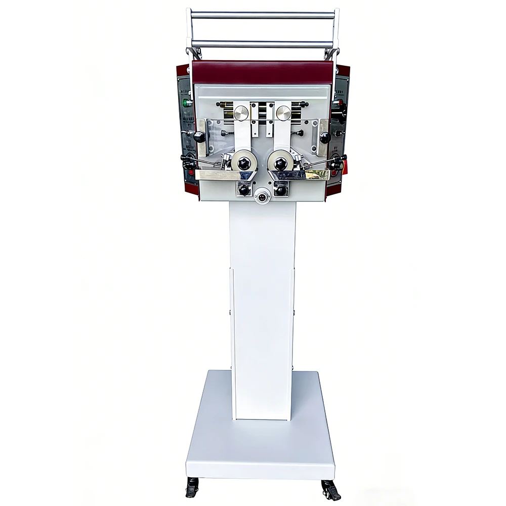 Automatic Double Sided Leather Belt Strap Bag Edge Polishing Machine With PLC Core Components 220V