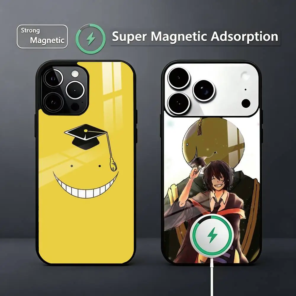 Ansatsu K-Kyoshitsu Koro-sensei  Phone Case For iPhone17,16,15,14,13,12,11 Plus,Pro Magnetic Supports Magnetic Wireless Charging