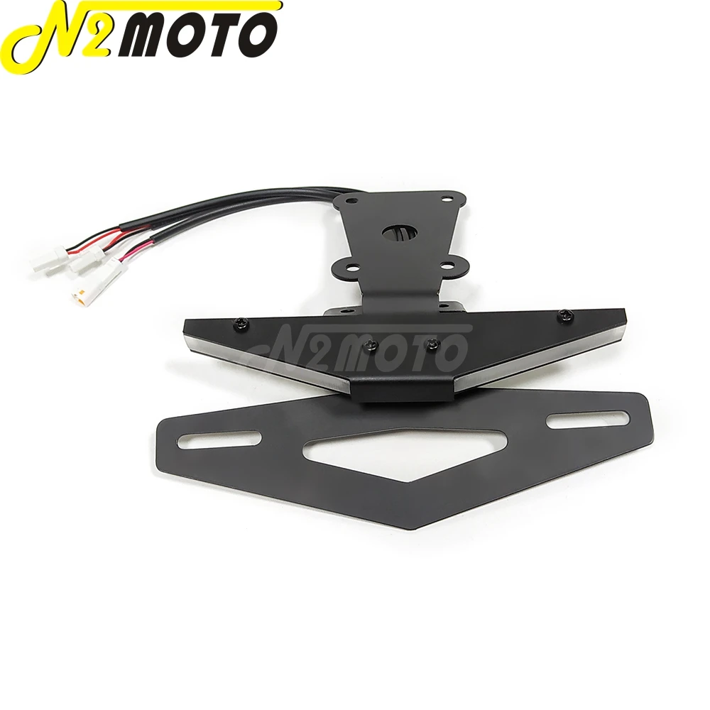 For KTM 1290 Super R 2020 Motorcycle Rear Tail Tidy LED Fender Eliminator Kit License Plate Bracket Light Turn Signal Tail Lamp