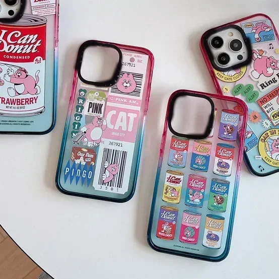 MagSafe Acrylic Cat Can Phone Case Cover for iPhone 12 13 14 15 Pro Max Case for iPhone 15 ProMax