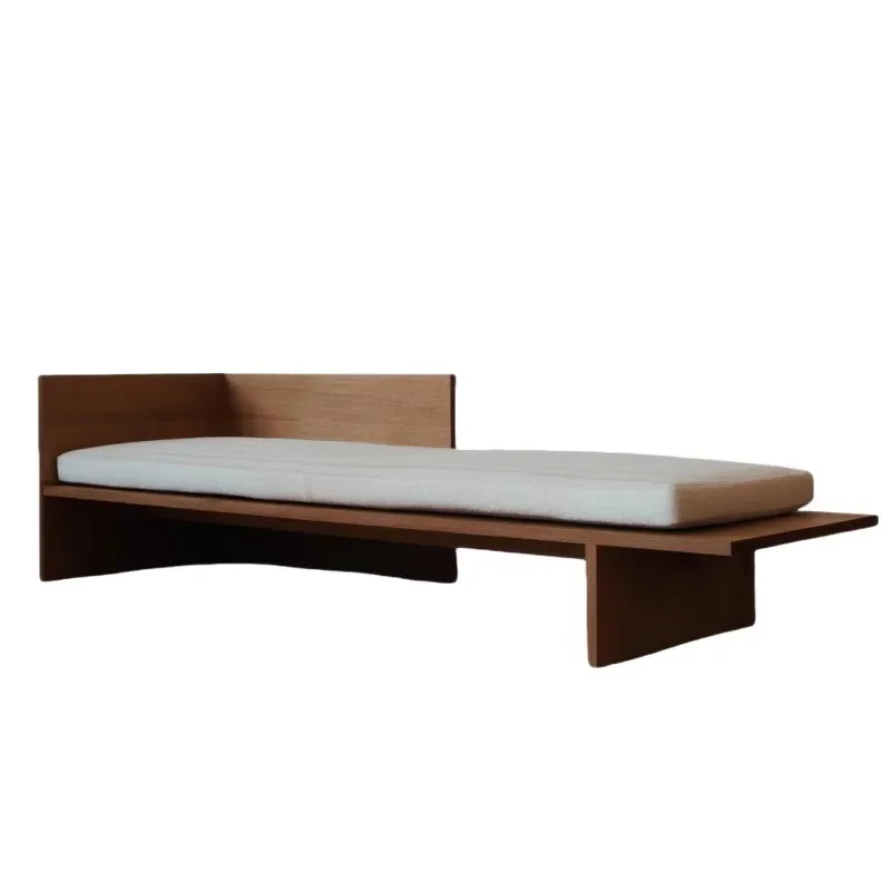 Modern simple solid wood sofa chair log wind bed and breakfast apartment multi-person