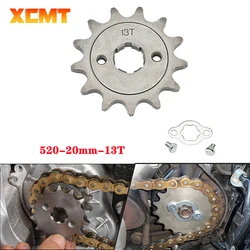 520# Chain 20mm 10T - 21T Front Engine Sprocket For Loncin Zongshen Lifan Shineray 150 200 250cc ATV Quad Dirt Bike Motorcycle