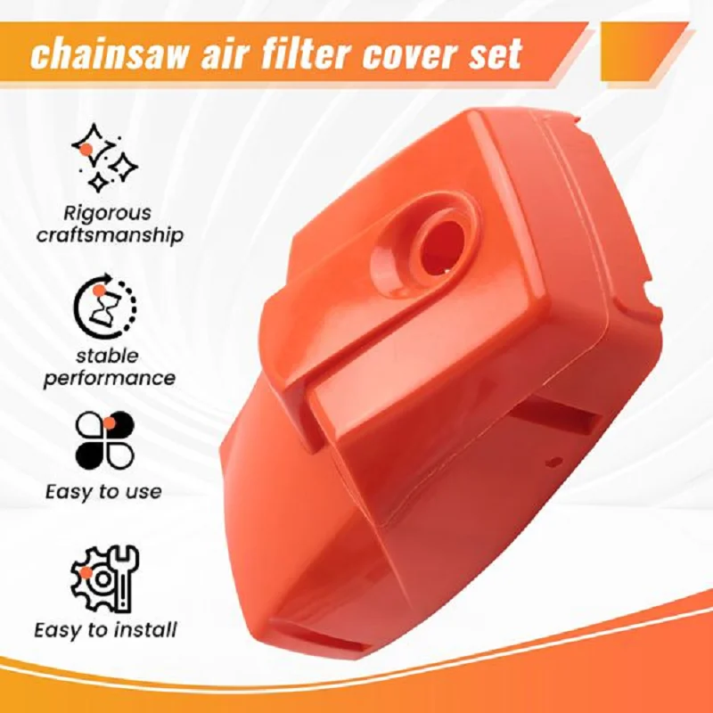 Oil Saw Air Filter Cover Set Saw Accessories Cylinder Cover Size Cover Logging Saw Air Filter Cover Shell Air Filter Plastic