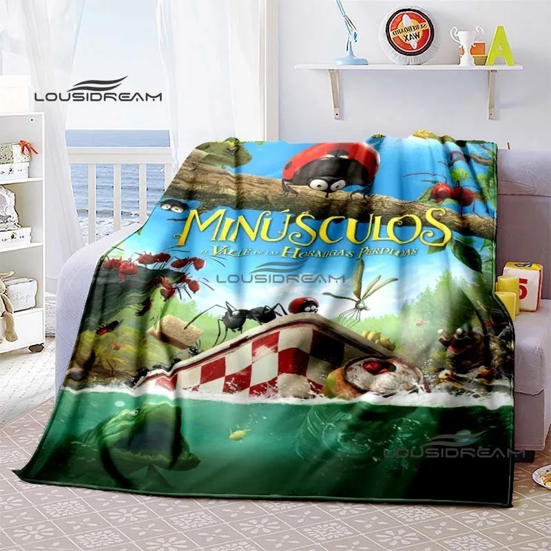 Cartoon Baby Throws Blanket Cute Insect Blanket for Beds Adults and Children Bedroom Living Room Decoration Sofa Warm Blanket