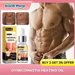 Gynecomastia Removal Serum Reduce Fat Tighten Sculpting Chest Muscles Strengthening Essential Oil Male Breast Firming Essence