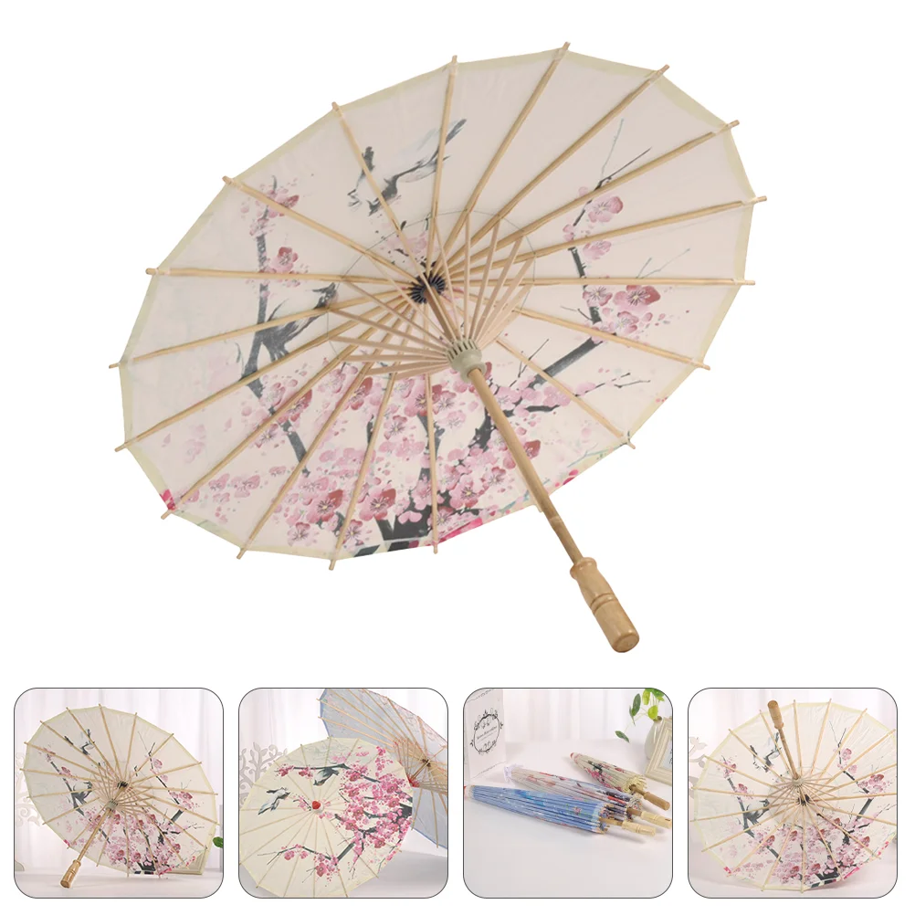 

Decoration Colorful Flower Umbrella for Performance Handmade Ancient Style Beautiful Stage Miss