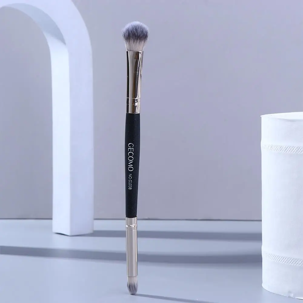 bristles Comfortable grip Beauty Tools Eye Cosmetic Brush Eye Shadow Brush Makeup Smudge Brush Double-ended Eyeshadow Brush