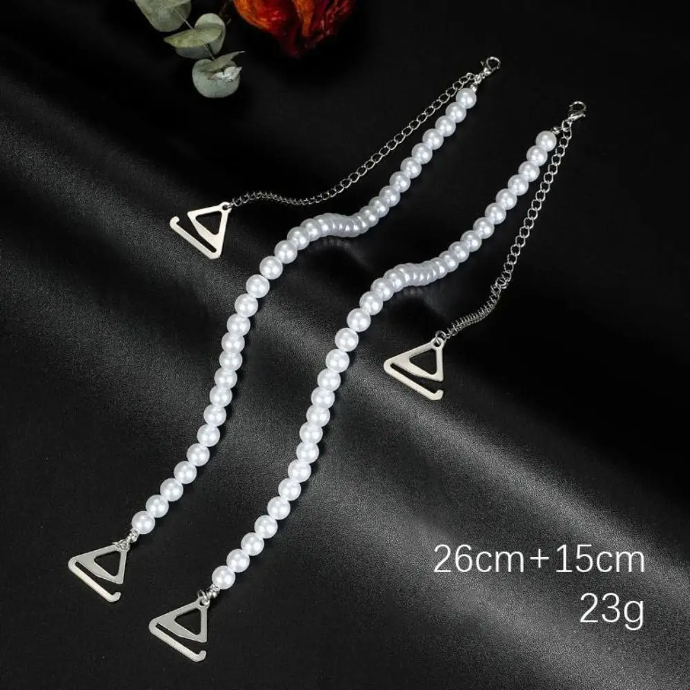 عدم الانزلاق اللؤلؤ أشرطة حمالات الصدر مثير خارج على الكتف للإزالة الملابس الداخلية حزام الكتف الزخرفية قابل للتعديل أشرطة حمالات الصدر استبدال #6