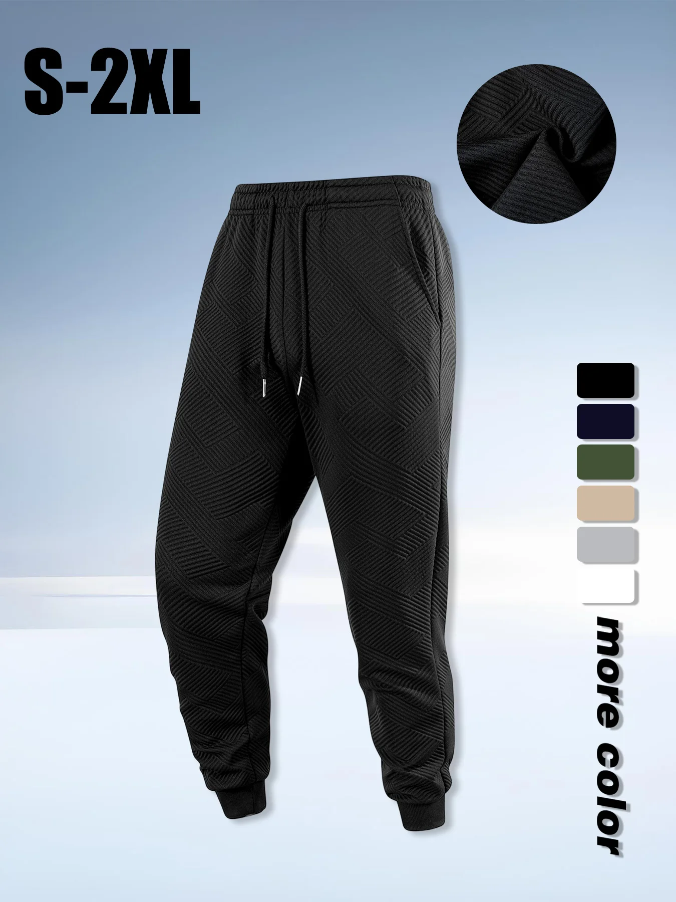 السراويل الرجالية الخريف جديد الرياضة الركض السراويل اللياقة البدنية فضفاضة تناسب الملابس بلون الزي الشارع الشهير السراويل في الهواء الطلق الشارع الشهير