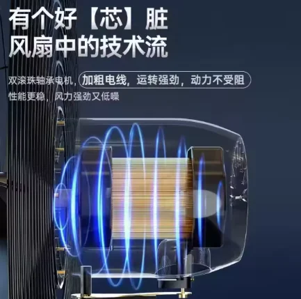 Wall Mounted Industrial Fan Metal Blade High Velocity Fan Wired Remote Control Powerful Airflow Industrial Factory Warehouse Fan