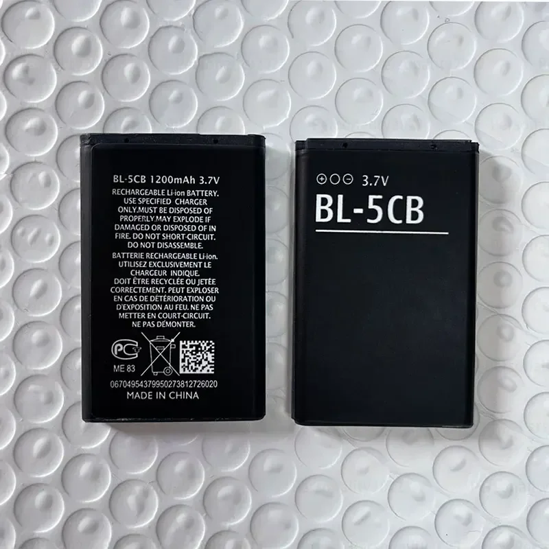 1-10 Pcs BL-5CB Lithium Batteries 1200mAh BL 5CB Rechargeable Cell for Nokia N72 100 105 109 111 113 6086 BL5CB Phone Battery