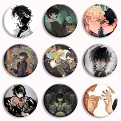 Nico Di Angelo Skeleton Anime Soft Button Pin Percy Jackson And The Olympians Brooch Badge Bag Decor Jewelry Fans Friends Gifts