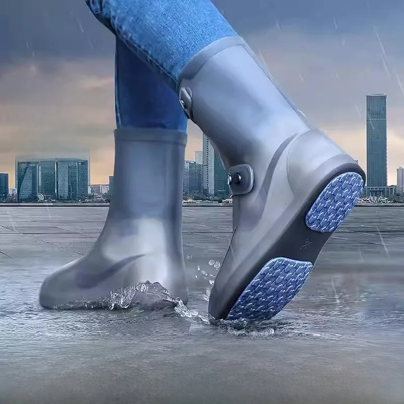 couvre-chaussures-de-pluie-en-silicone-epais-impermeables-antiderapants-et-resistants-a-l'usure-pour-hommes-femmes-et-enfants-pour-les-jours-de-pluie