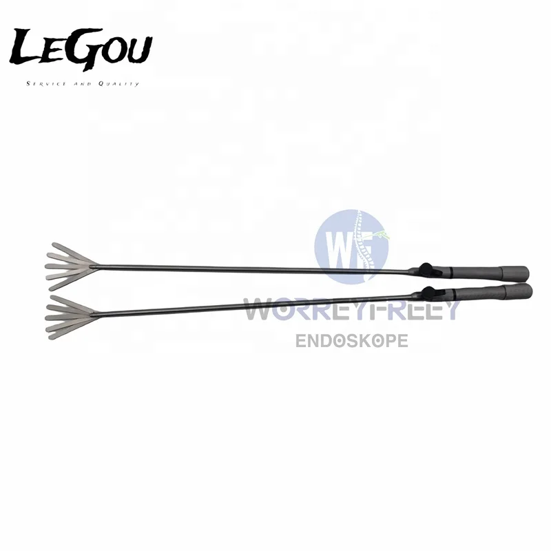 LeGou Professional reusable fan shaped retractor fan retractor fan retractor forceps
