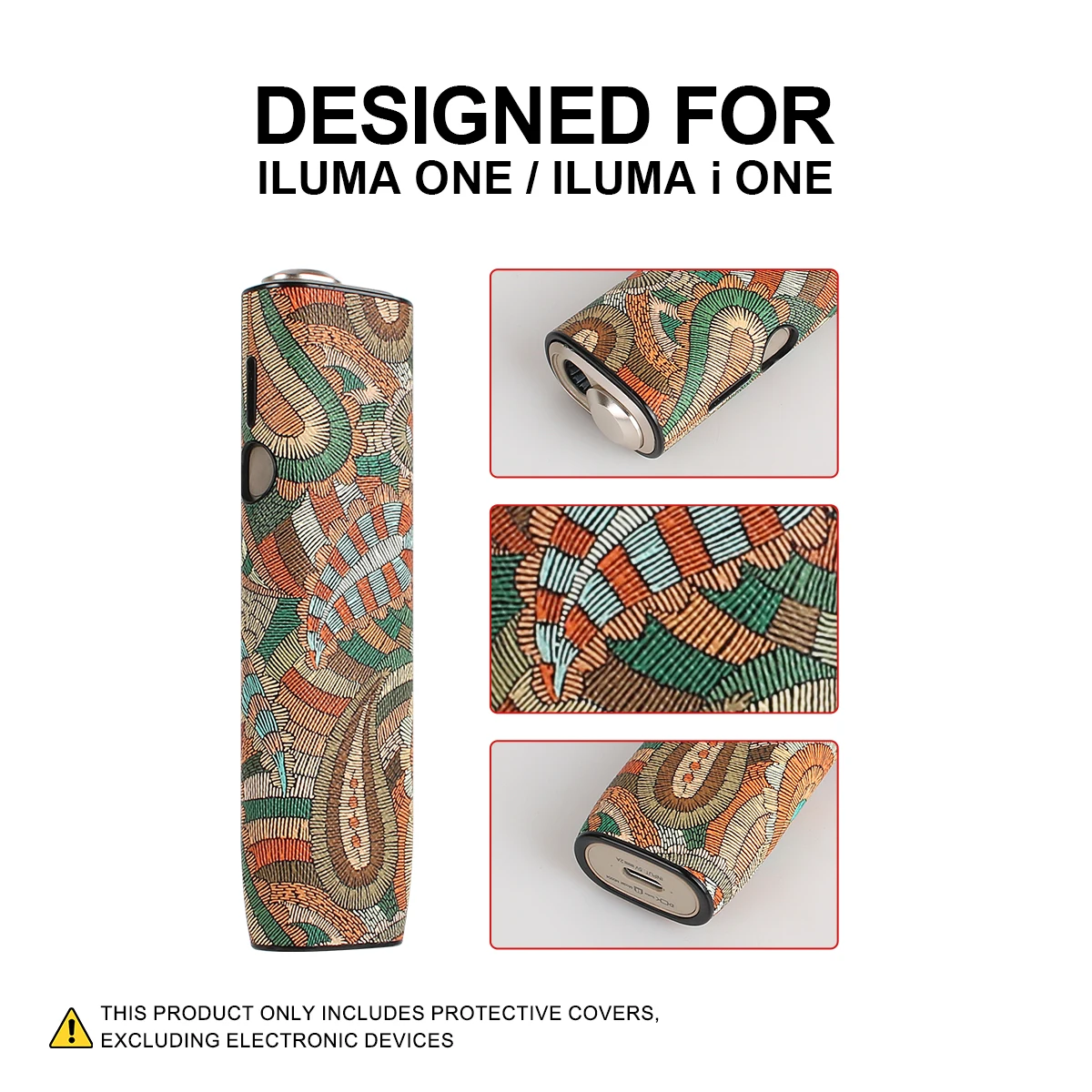 PU leather protective case is suitable for ILUMA ONE, shock-resistant, providing protection for the e-cigarette accessories. view 4