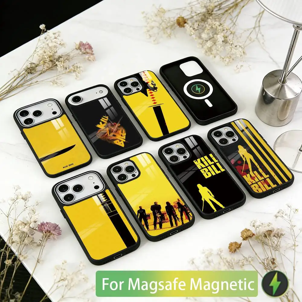

1PC Kill Bill Movie Phone Case For iPhone17,16,15,14,13,12,11 Plus,Pro Magnetic For Magsafe Wireless Charging