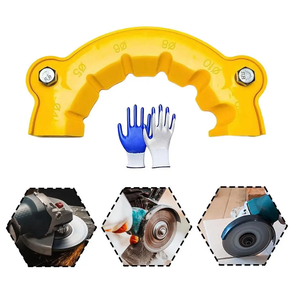 Drill Bit Grinding Sharpener With Gloves 4-12mm Polishing Tool for Angle Grinders, Essential Powered Tool Accessories