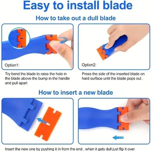 Araba için Yapıştırıcı sökücü, çok amaçlı, küçük, plastik bir film boyayın, aleti uygulayarak otomotiv ürünleri, 1 sette cam ve cam ev temizliği için kazıyıcı 8 en çok satılan, reçinenin çıkarılması-telefon numarası 3