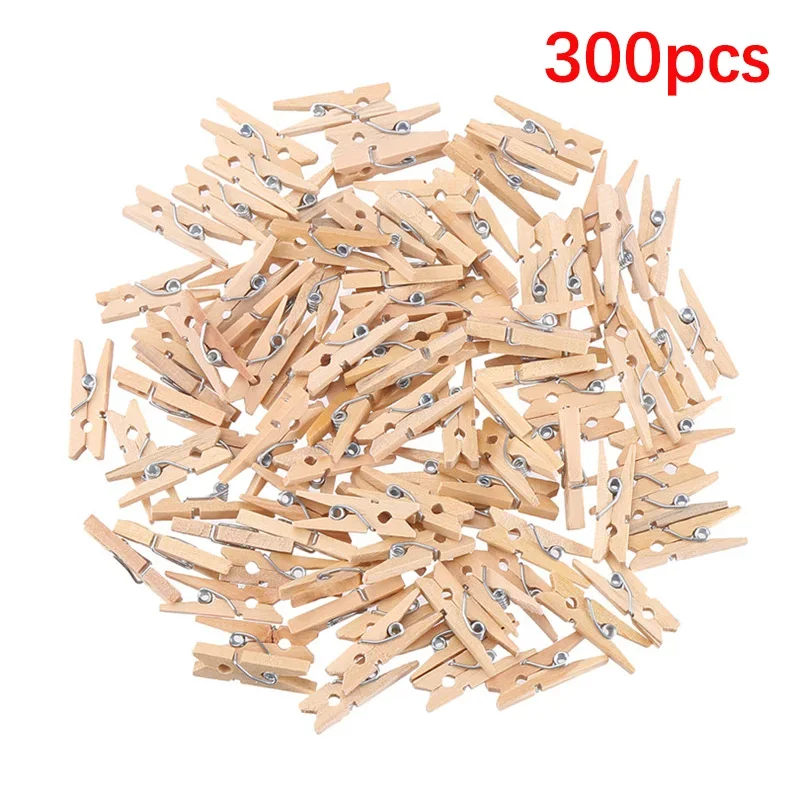 10/20/50/100 PCs mini 25mm natürliche holz clips foto clips wäscheklammer DIY hochzeit party holz clip clips wirbel dropshipping