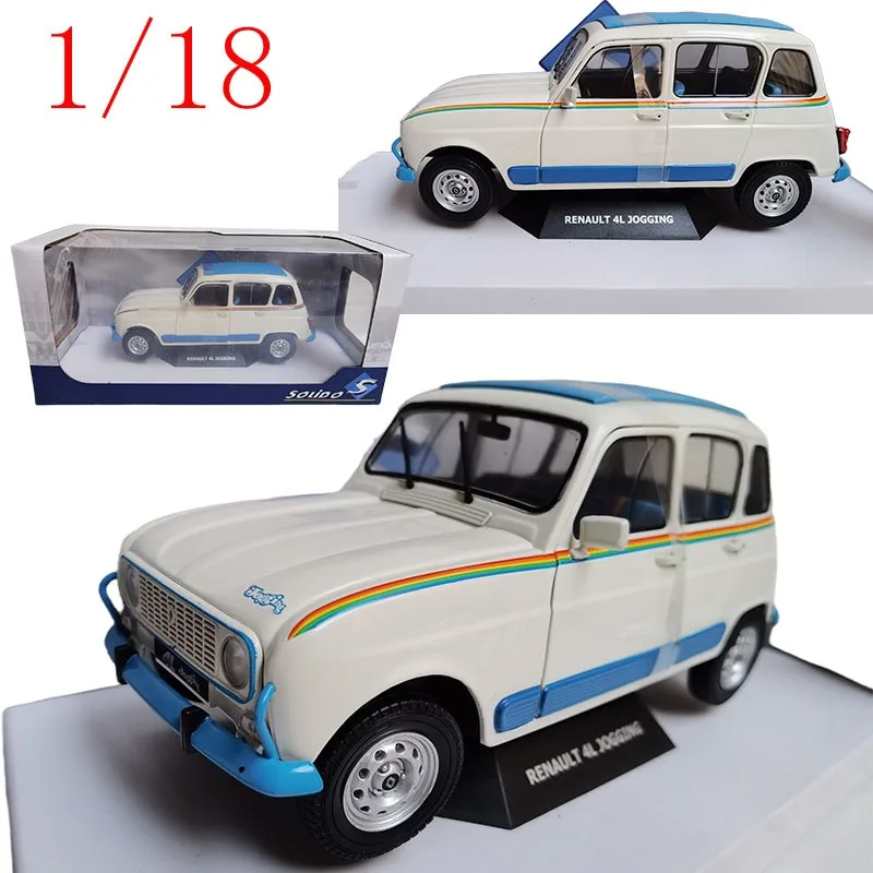 

Solido Diecast 1/18 Scale ‌Renault 4L Jogging Scale Model with Functional Steering Front Axle Alloy Car Model Toys for Boys Gift