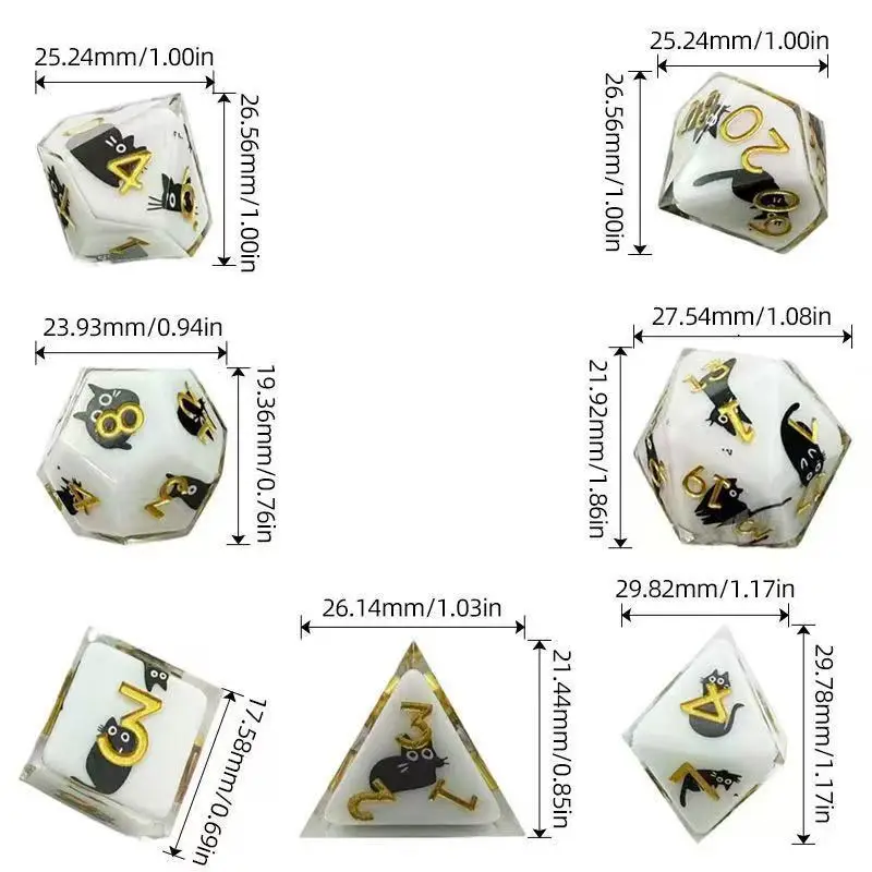 

Panda with Bamboo Leaves Dice Set Polyhedral Dice for DND RPG American Classic Team Collaboration Board Game Entertainment