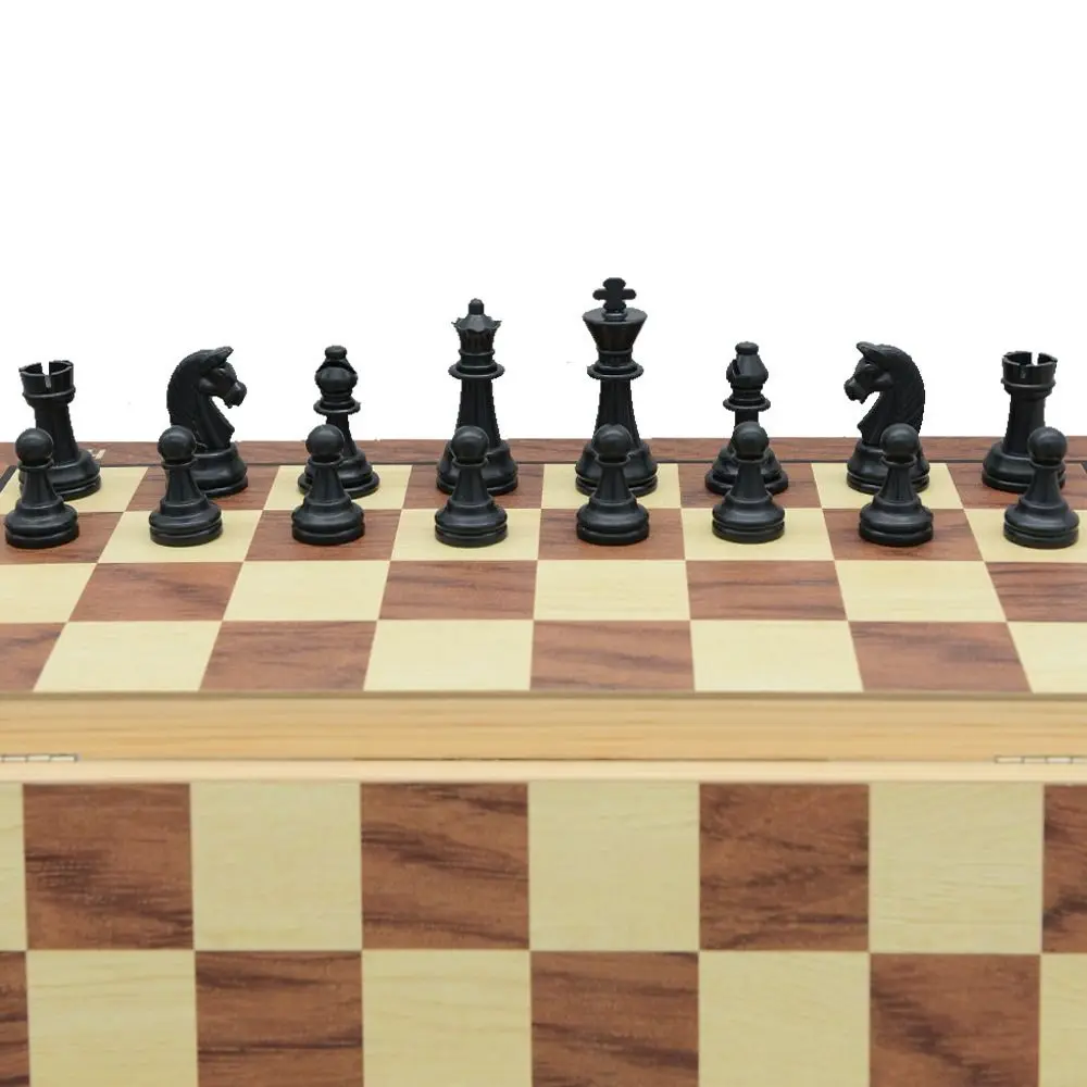 

Шахматная доска из цельного дерева, международные шахматы, магнитный стандарт, образовательный шахматный игровой набор, улучшение интеллекта, нежный