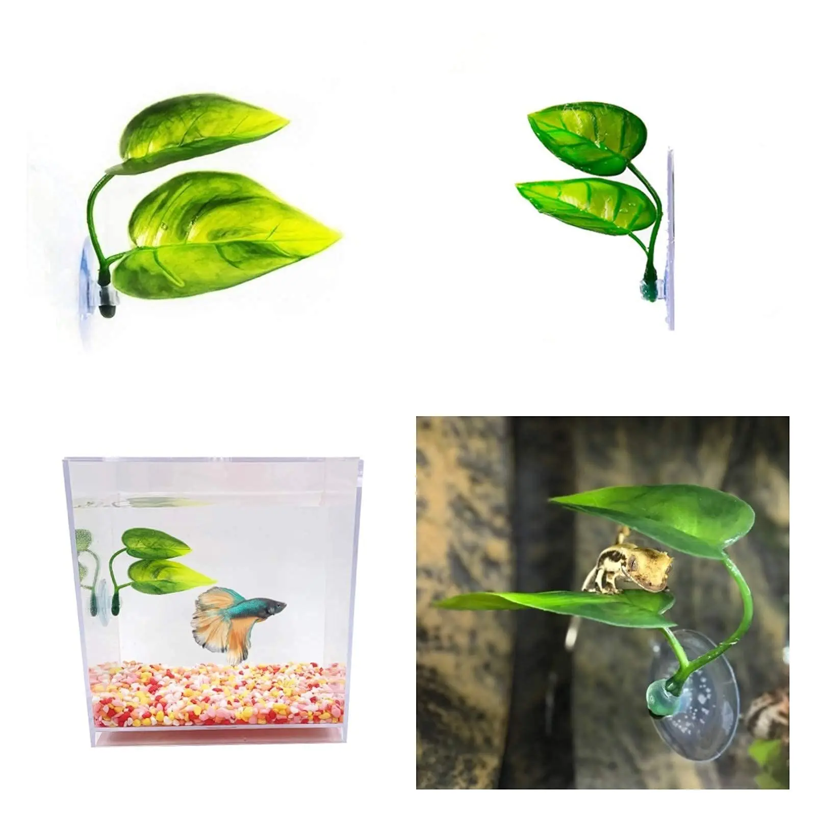 Pets Fish Tank Decor Betta Relax Play Plants Leaf Aquarium Decoration Fish Spawning Ornamental Artificial Leaf Hammock — zdjęcie 6