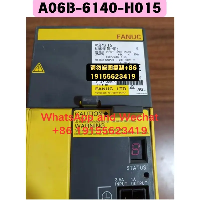 Used OEM disassembled parts A06B-6140-H015 Driver Functional test OK Fast delivery