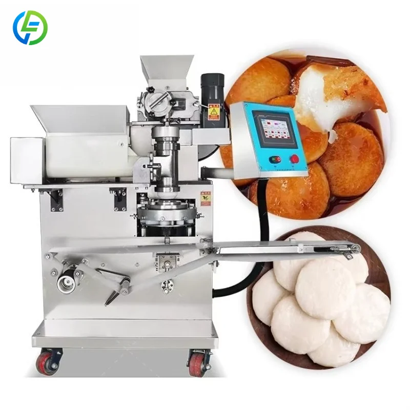 Customized Automatic Stainless Snack Chocolate Cookies With Mochi Filling Machine Butter Mochi Stuffed Cookies Filling Machine