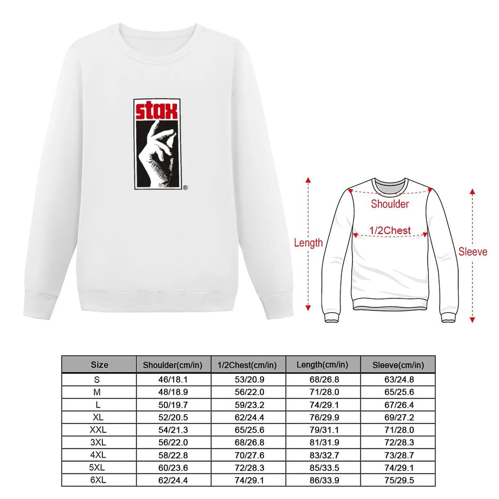 Stax Label Sweatshirt autumn new products sweatshirts men