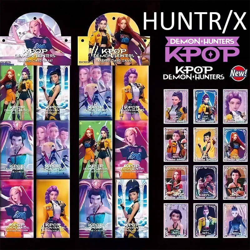 9/12/18/36 حقيبة KPop شيطان الصيادين تحصيل بطاقة معركة كارت مجلس لعبة HUNTR/X أنيمي رومي زوي ميرا بطاقة التداول لعبة هدية #5