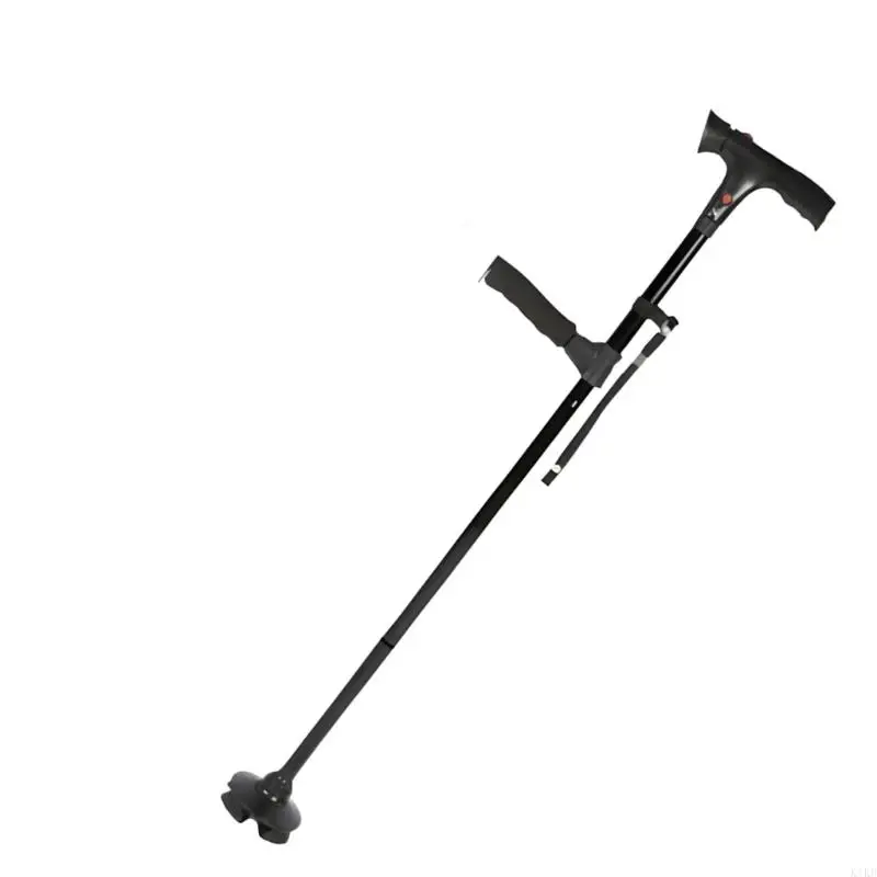 

Четырехсторонняя трость со светодиодной цветовой схемой. Кризисная сигнализация против скольжения ручки для обеспечения и помощи