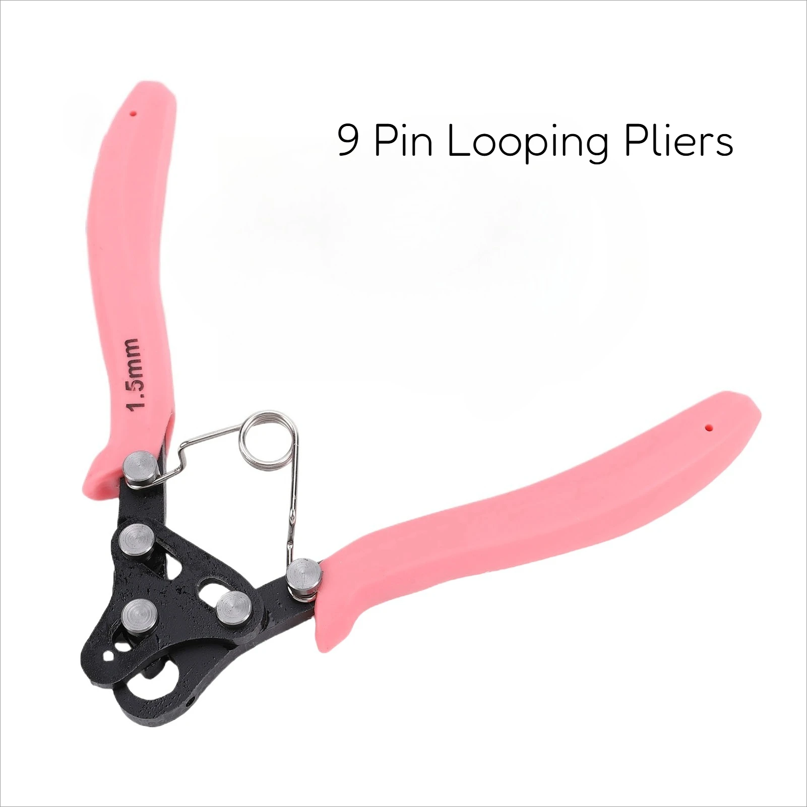 

Плоскогубцы для создания петель 1,5 мм, 9-зубцы, для точного изготовления петель, незаменимые для ювелирных изделий, рукоделия, гибки металлической проволоки