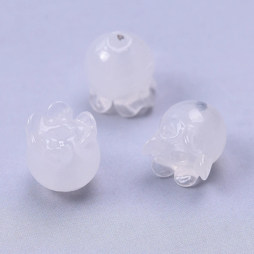 20 stücke Marine Organismus Sechs Farbe Quallen Wasser Tropfen Glas Materialien Perlen Handgemachte Schlüsselbund Lampwork Material Zubehör – Detail 2