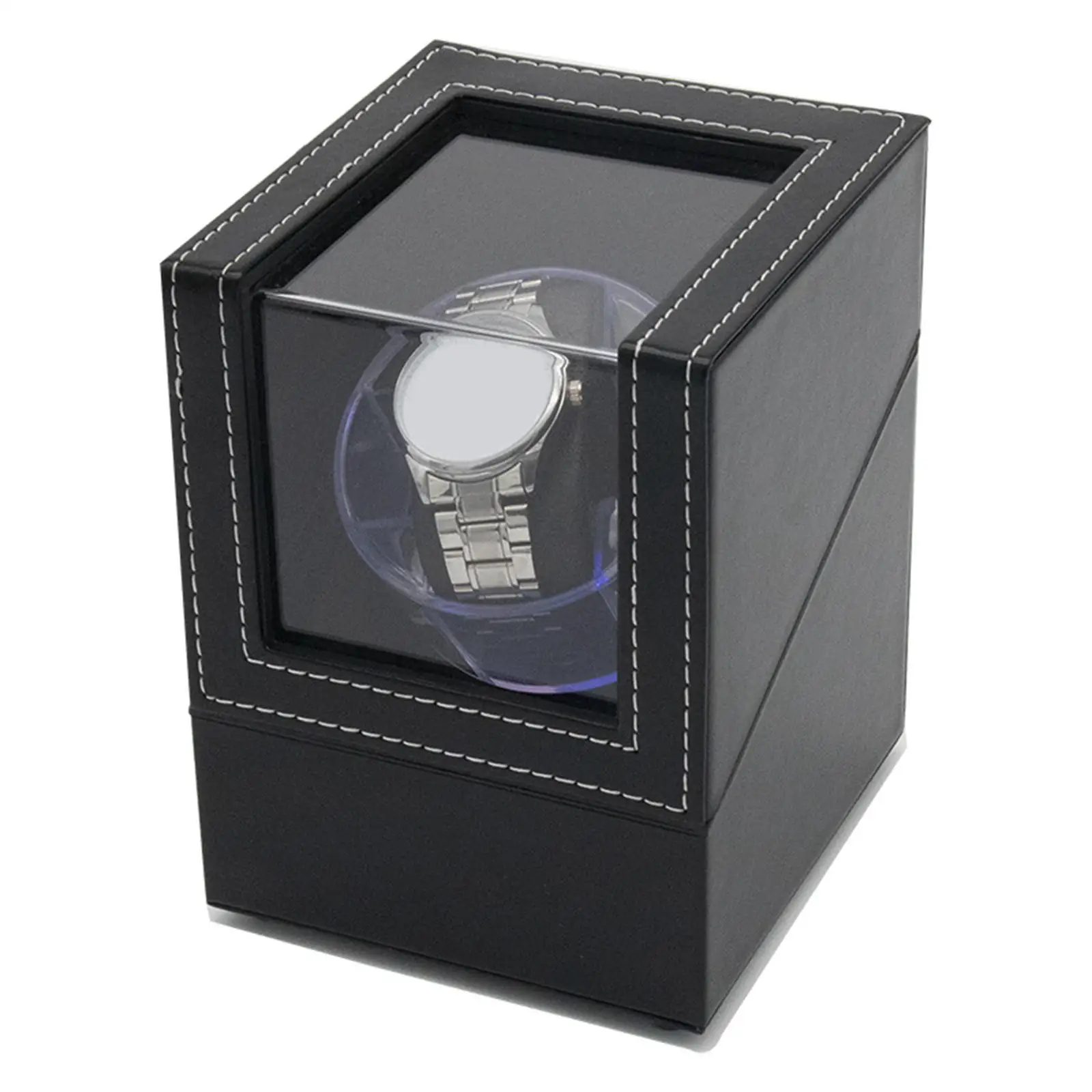 صندوق عرض مجمع لساعة واحدة يعمل بمنفذ USB لساعات الرجال