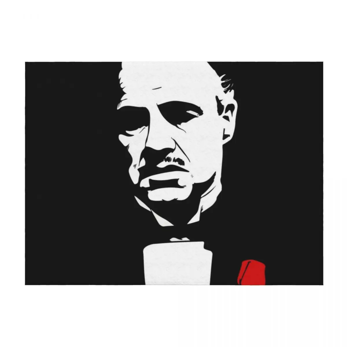 

The Godfather Flower Throw Blanket Retros for babies Soft Fashion Sofas Blankets