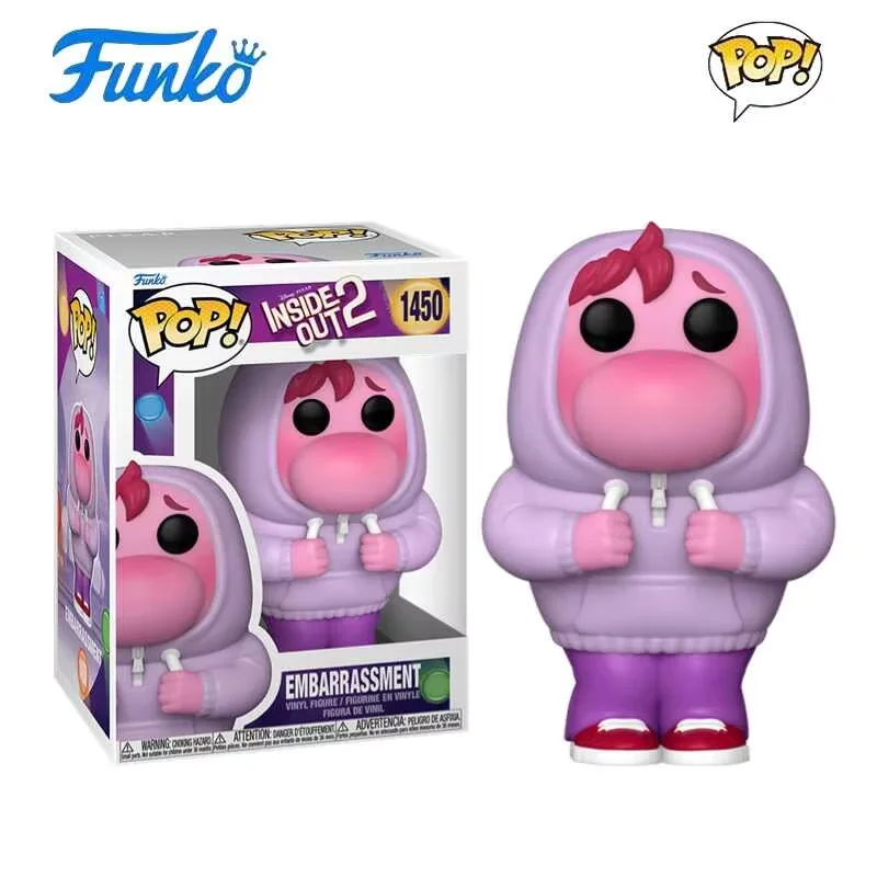 Funko Pop Inside Out 2  Action Figure Models Joy Sadness Anger Disgust Fear Figurine Emotion Collection Pop Desktop Ornament Toy