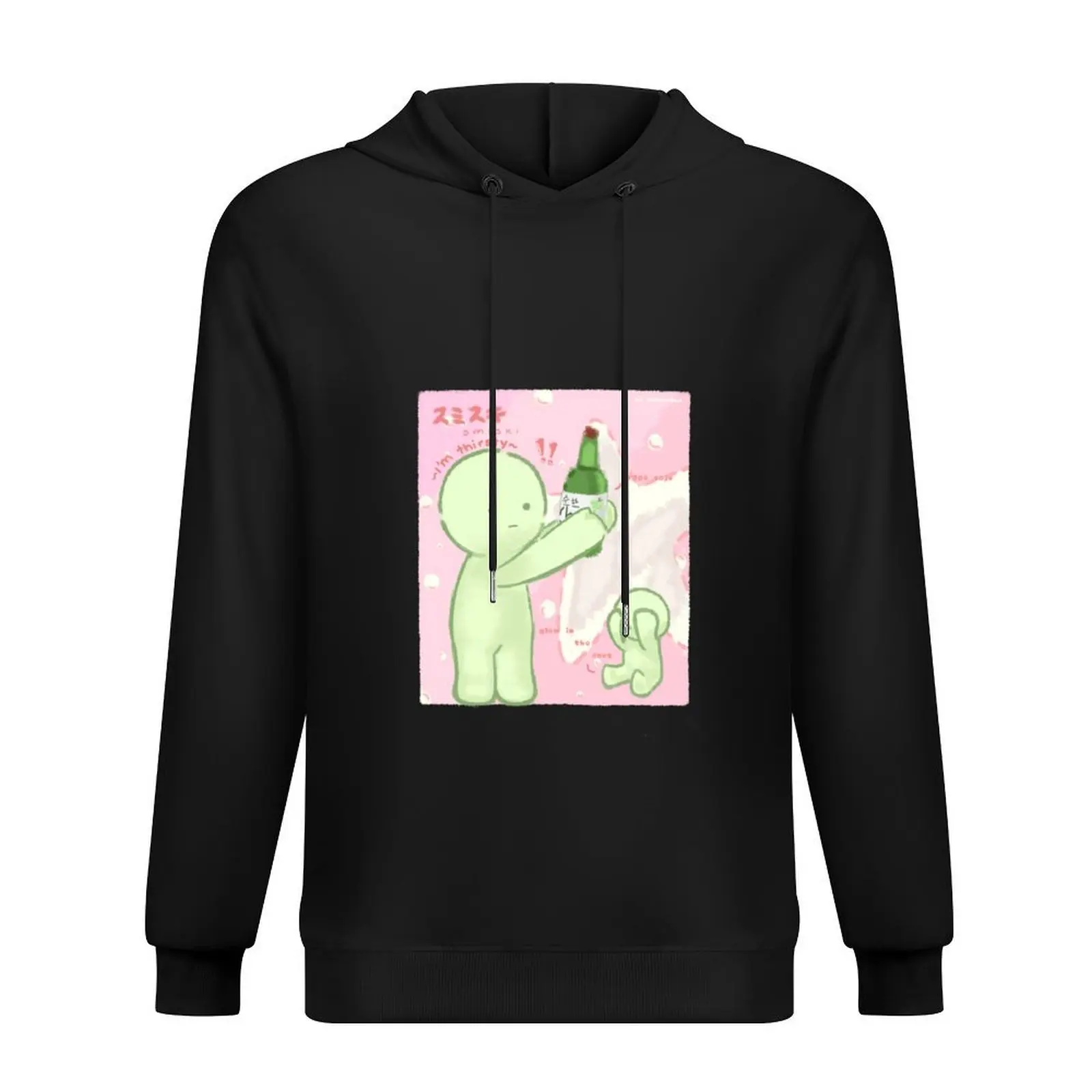 

Soju Smiski Hoodie autumn jacket men men's clothing men clothing japanese style hoodie graphic