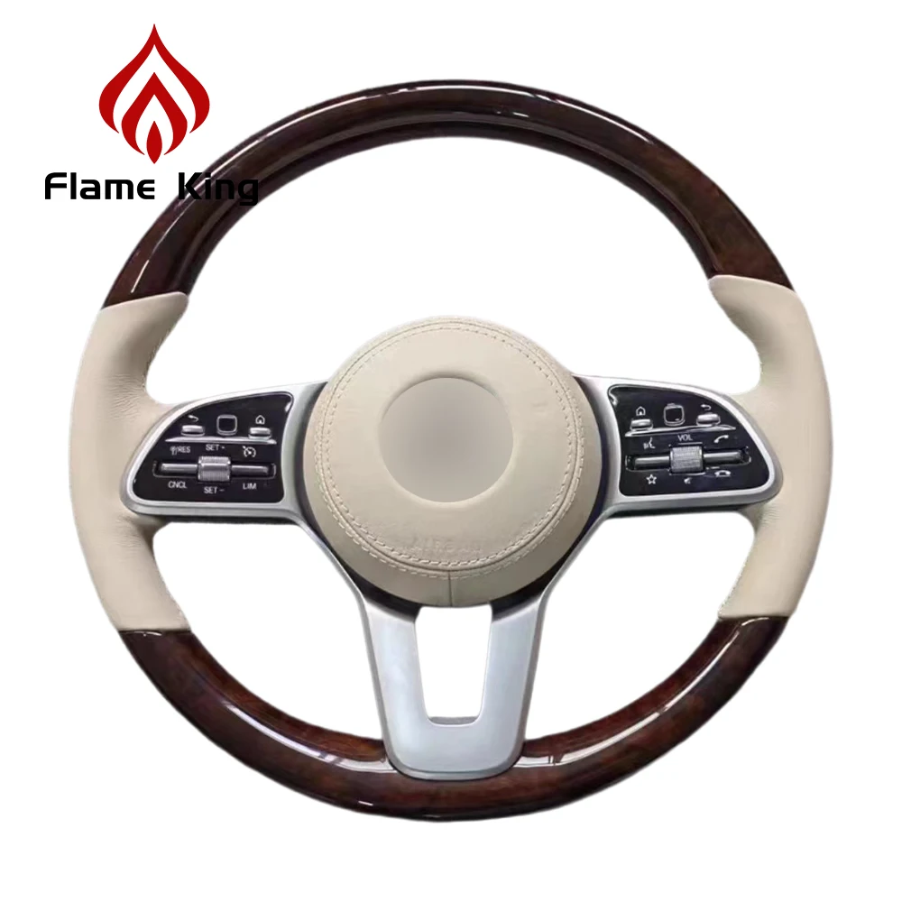 

Peach wood multifunctional steering wheel assembly For Mercedes-Benz AMG A-Class B-Class C-Class E-Class S-Class 05-22