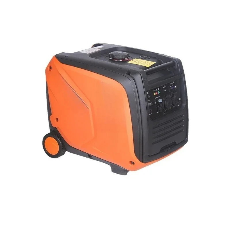 4kw  variable frequency generator with wheels and armrests, inverter silent high power