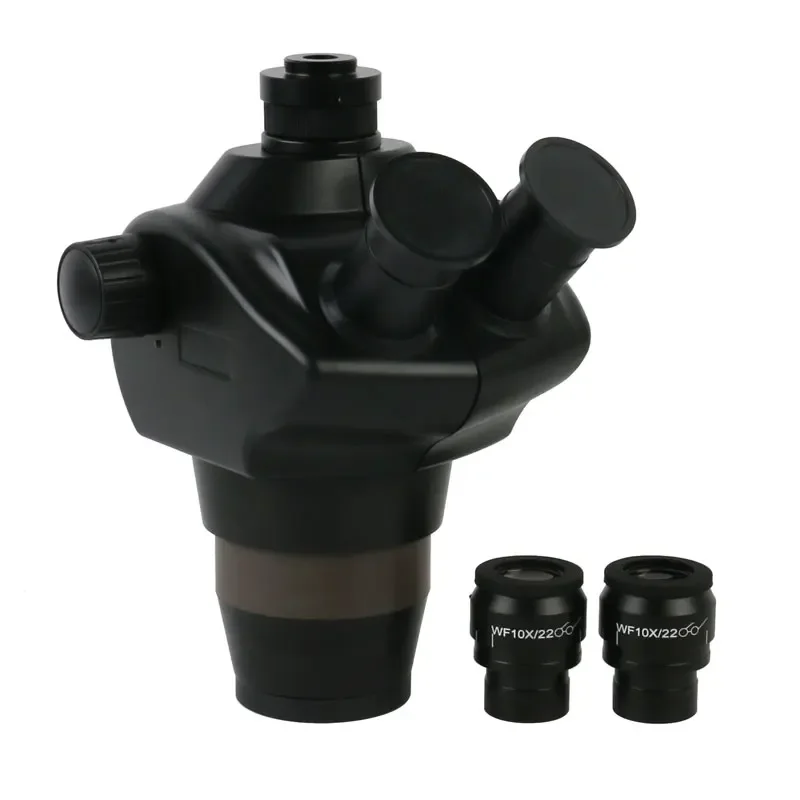 Мультифокальный промышленный Тринокулярный стереомикроскоп 8X-50X, непрерывное Коническое увеличение, супер беспроводные окуляры 10x22 мм Мультифокальный промышленный Тринокулярный стереомикроскоп 8X-50X, непрерывное Коническое увеличение, супер беспроводные окуляры 10x22 мм