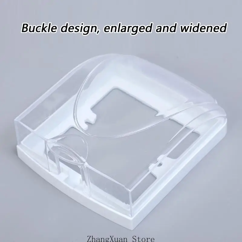 Badezimmer Küche Wand Steckdose Abdeckung Box Spritzschutz Box Abdeckung Steckdose Zubehör 3XUF – Detail 8
