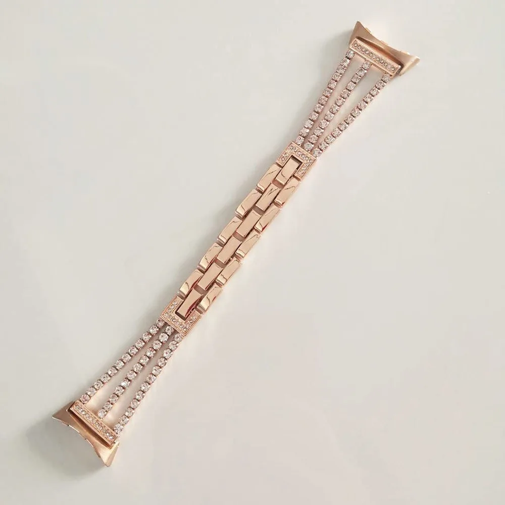 For Google Watch Pixel Watch4 Wholesale Crystal Jewelry Chain Ladies Replacement Straps High Quality