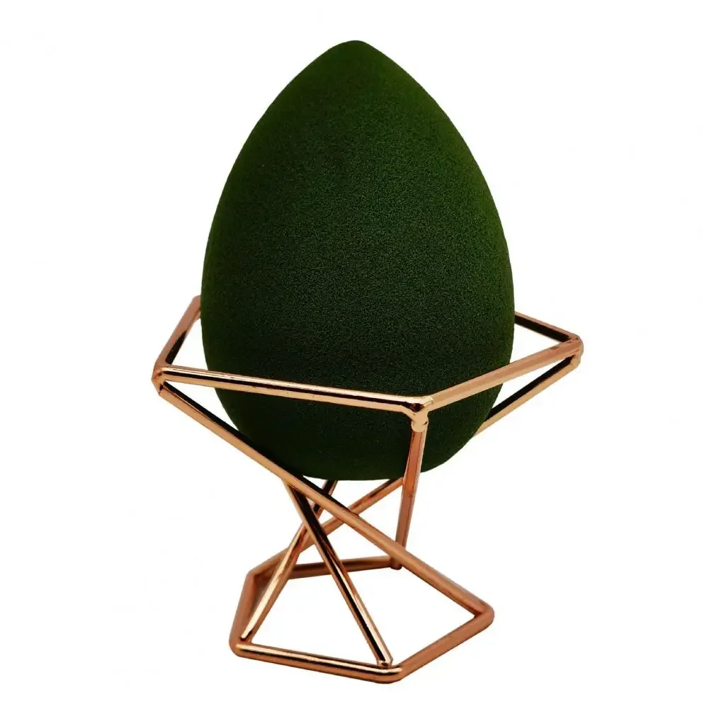 ماكياج الإسفنج حامل نفخة الإسفنج تجفيف حامل معدني قوس ماكياج نفخة الرف حامل مستحضرات التجميل مسحوق نفخة الرف