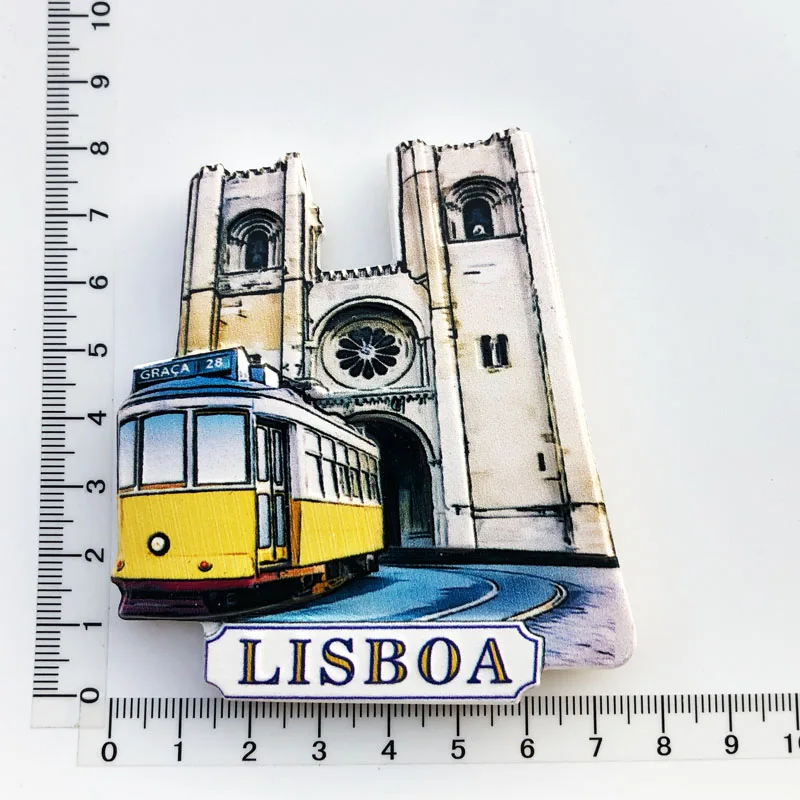 Aimant De Réfrigérateur 3D Portugal - Souvenir Touristique En Résine - Décoration Cuisine Et Cadeau Voyage